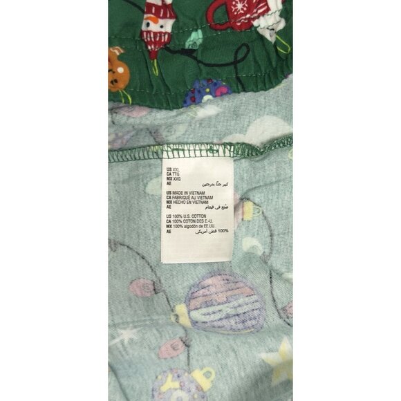Holiday Lane Men’s Christmas Ornaments Cotton Pajama Set – XXL - Picture 4 of 4
